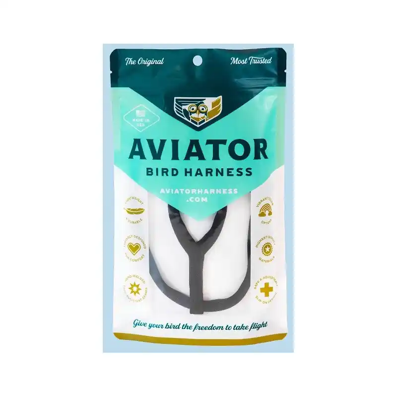 Snelle Levering Aviator Large Vogeltuigje Zwart