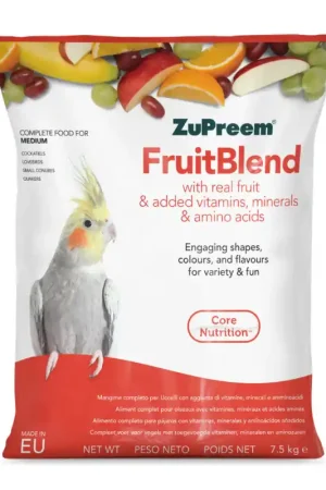 Zupreem Fruitblend Medium Birds 7.5kg Dagaanbieding