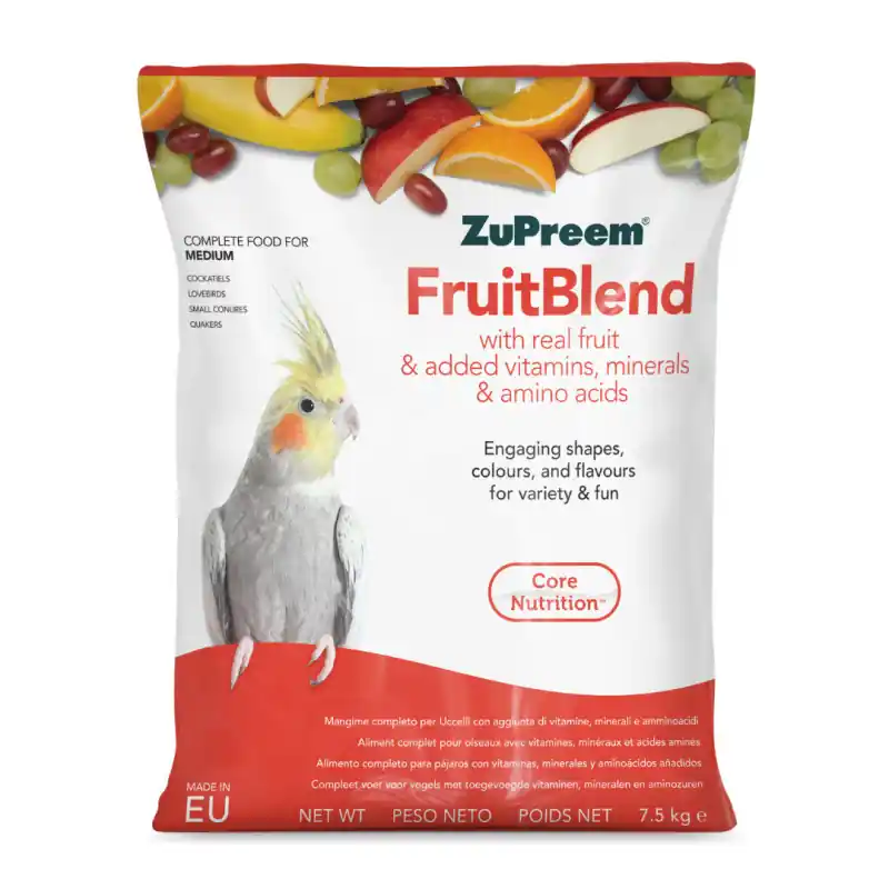 Zupreem Fruitblend Medium Birds 7.5kg Dagaanbieding