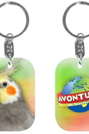 Avonturia Sleutelhanger Valkparkiet Hoge Kwaliteit