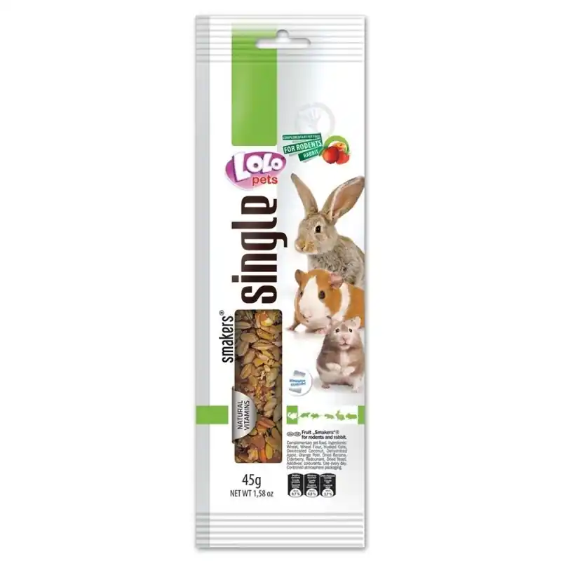 Lolo Pets Smakers Knaagdier en Konijn Fruit 1 stuk Gereduceerde Prijs