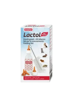 Beaphar Lactol voedingsset (zuigflesje + speentjes) Koopje