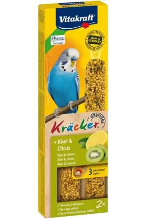 Bestel Nu Vitakraft Kracker Parkiet Kiwi en Citrus 2st
