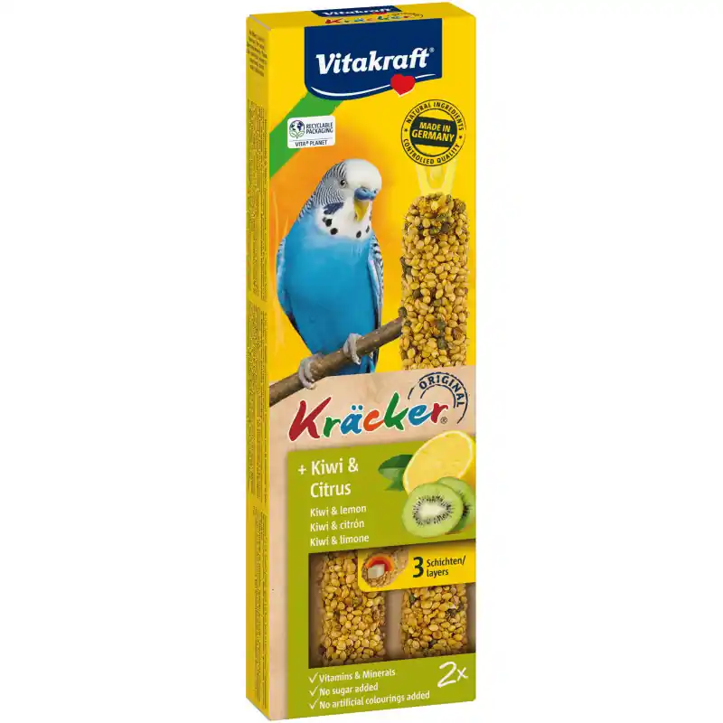 Bestel Nu Vitakraft Kracker Parkiet Kiwi en Citrus 2st