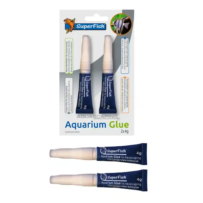 Betaalbaar Superfish Scaper Aquariumlijm 2x4g