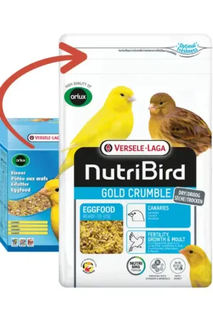 Nieuw NutriBird Eivoer Gold Crumble Kanarie 1000 gram