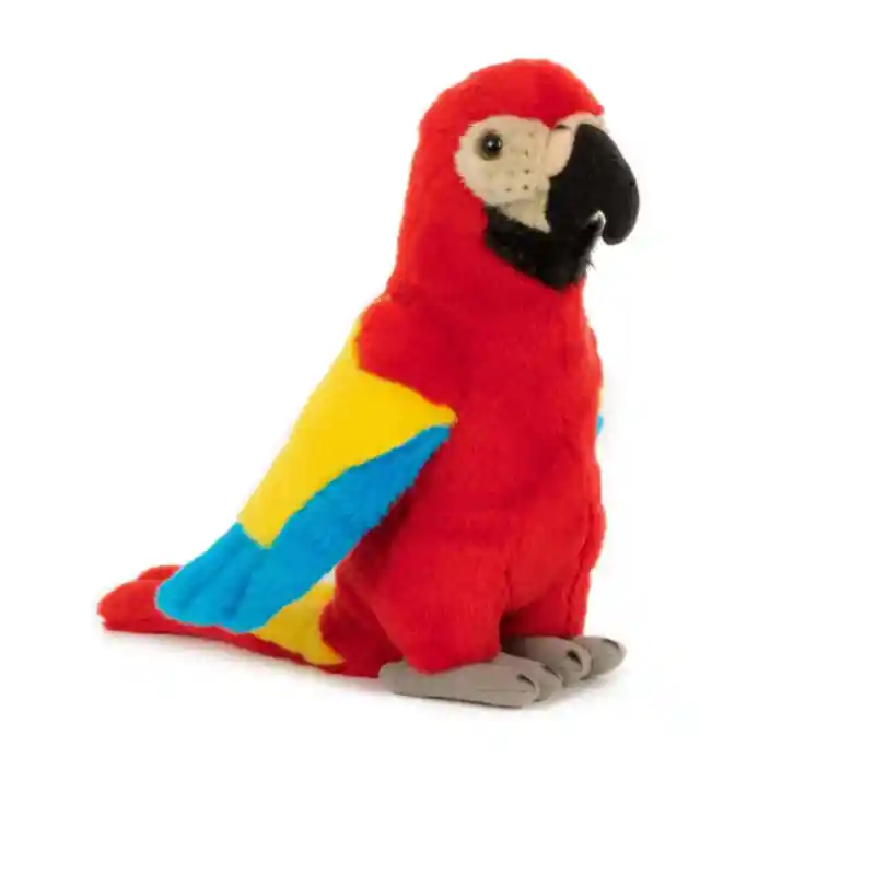 Seizoensaanbieding Pluche Soft Rode Ara - 20cm