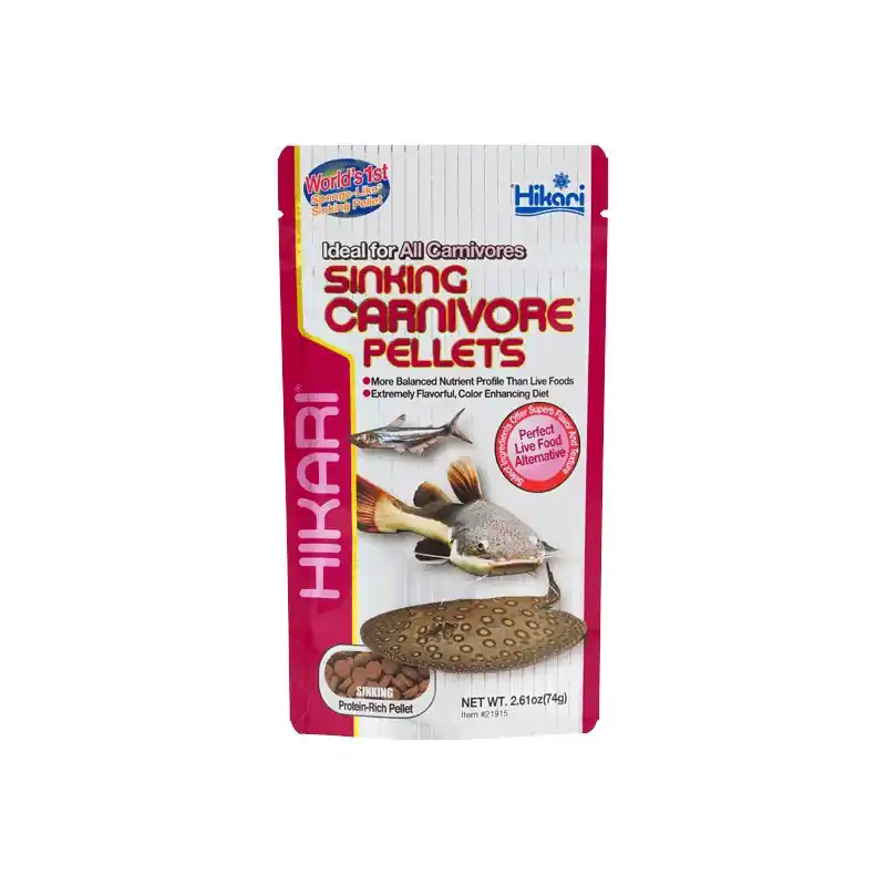 Weekendaanbieding Hikari Tropical Sinking Carnivore Pellets 74 gram