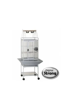 Parkieten- en Papegaaienkooi Strong Helios Parelwit Dagaanbieding