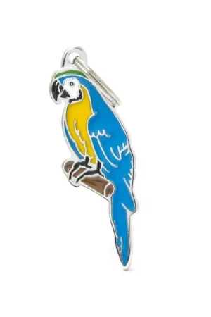 Betaalbaar MyFamily Penning Blauw-gele Ara