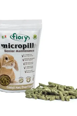 Fiory Micropills Senior Dwergkonijn 850 gram (Graanvrij) Gratis Retour