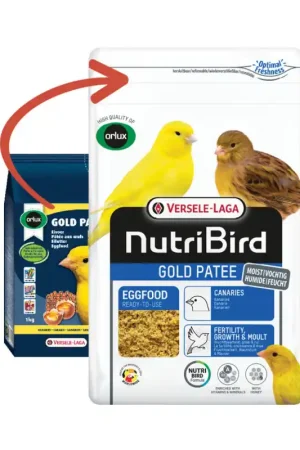 NutriBird Eivoer Gold Patee Kanaries 1000gram Dagaanbieding