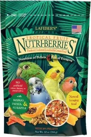 Tijdelijk Beschikbaar Lafeber Nutri-Berries Tropical Fruit - Parkiet 284 gram