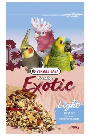Korting Prestige Exotic Light - Grote Parkieten en Papegaaien 750 Gram