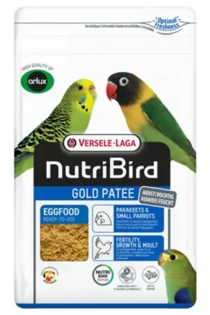 Beperkt Aanbod Nutribird Gold Patee Parkieten en Kleine Papegaaien 10 kg