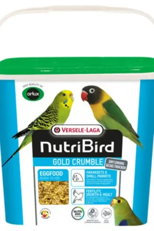 Weekendaanbieding Nutribird Gold Crumble Parkieten en Kleine Papegaaien 4 kg