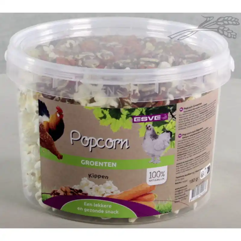 ESVE Kippenpopcorn Met Groenten 3 Ltr. Laatste Kans