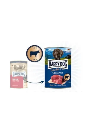 Happy Dog Blik Sensible Pure Germany Rund 400 gram Lage Kosten