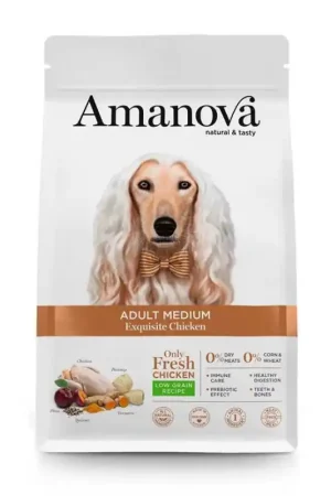 Amanova Adult Medium Exquisite Chicken 12 kg Betaalbaar