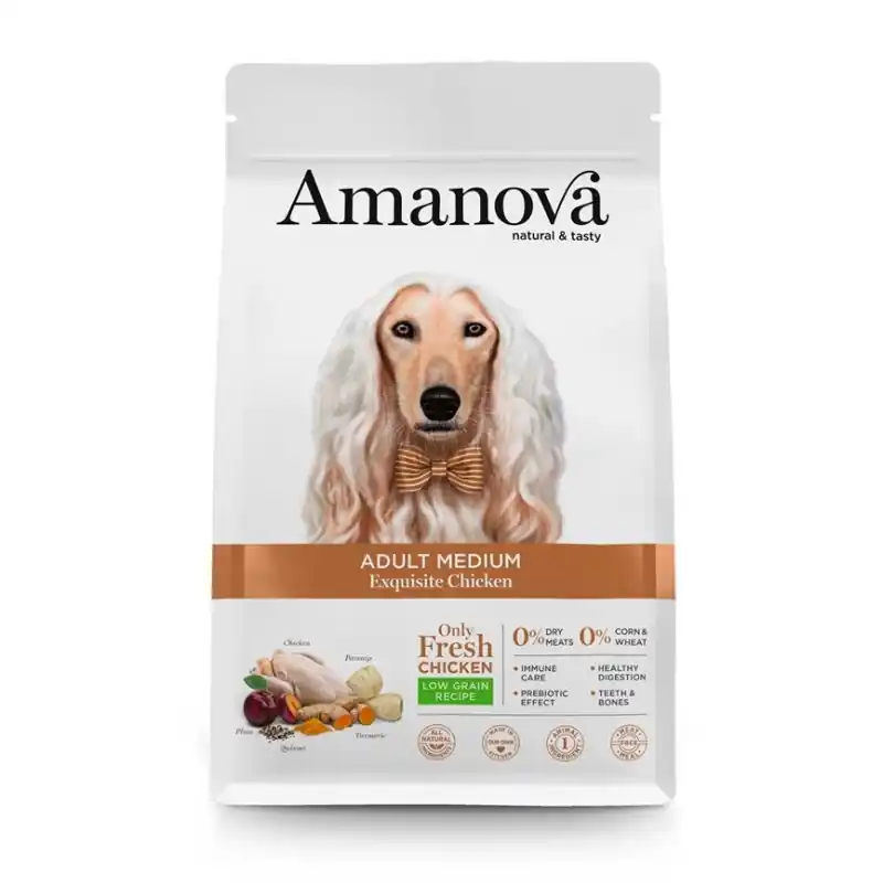 Amanova Adult Medium Exquisite Chicken 12 kg Betaalbaar