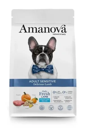 Amanova Adult Sensitive Delicious Lamb 2 kg Seizoensaanbieding
