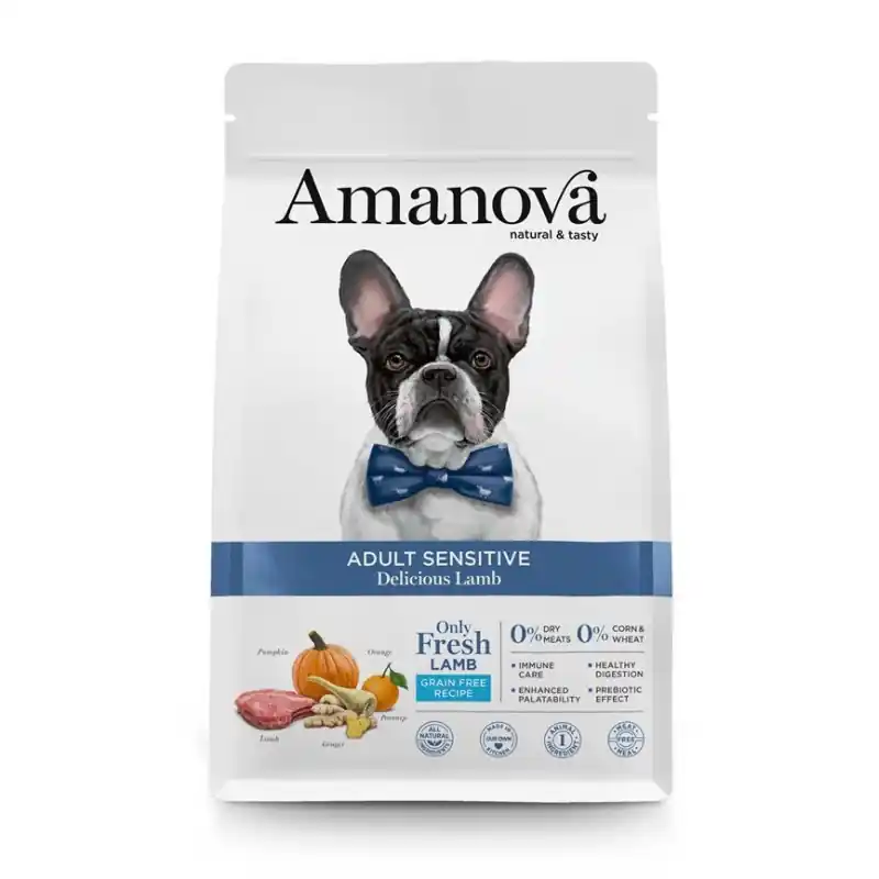 Amanova Adult Sensitive Delicious Lamb 2 kg Seizoensaanbieding