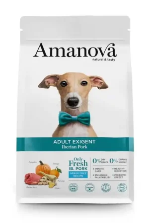 Veilige Betaling Amanova Adult Exigent Iberian Pork 10 kg