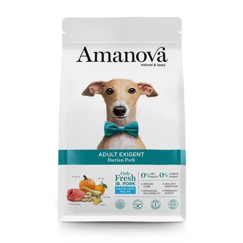Veilige Betaling Amanova Adult Exigent Iberian Pork 10 kg
