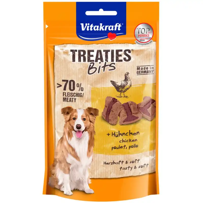 Populair Vitakraft Dog Treaties Bits 120 gram - Bacon Style