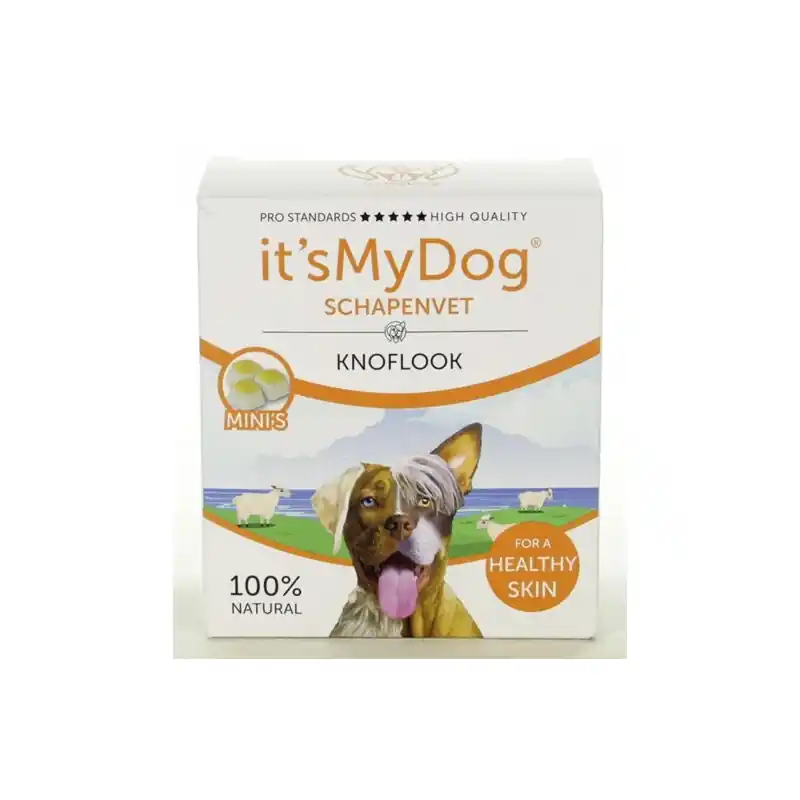 Koopje It‘s My Dog Schapenvet Knoflook Mini 80 stuks