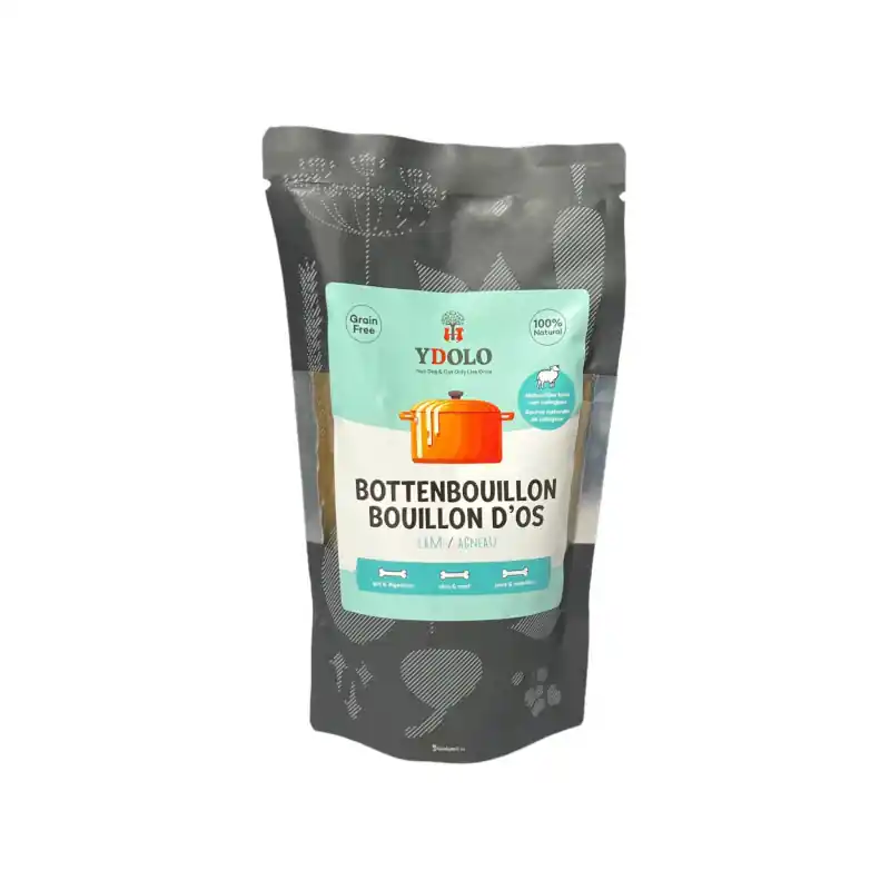 YDOLO Bottenbouillon voor Honden Ierlands Lam 230 ml Direct Verzonden