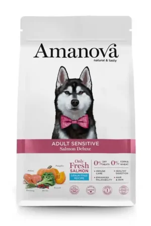 Amanova Adult Sensitive Salmon Deluxe 2 kg Alleen Vandaag