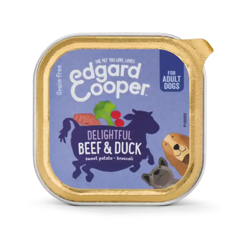 Edgard & Cooper Rund & Eend Adult 150 gram Gratis Retour