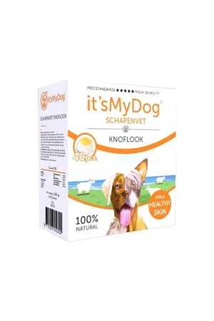 Speciale Aanbieding It‘s My Dog Schapenvet Knoflook 40 stuks