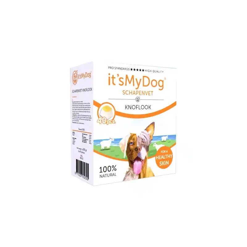 Speciale Aanbieding It‘s My Dog Schapenvet Knoflook 40 stuks