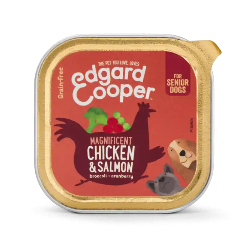 Edgard & Cooper Kip & Zalm Senior 150 gram Fabrieksprijs