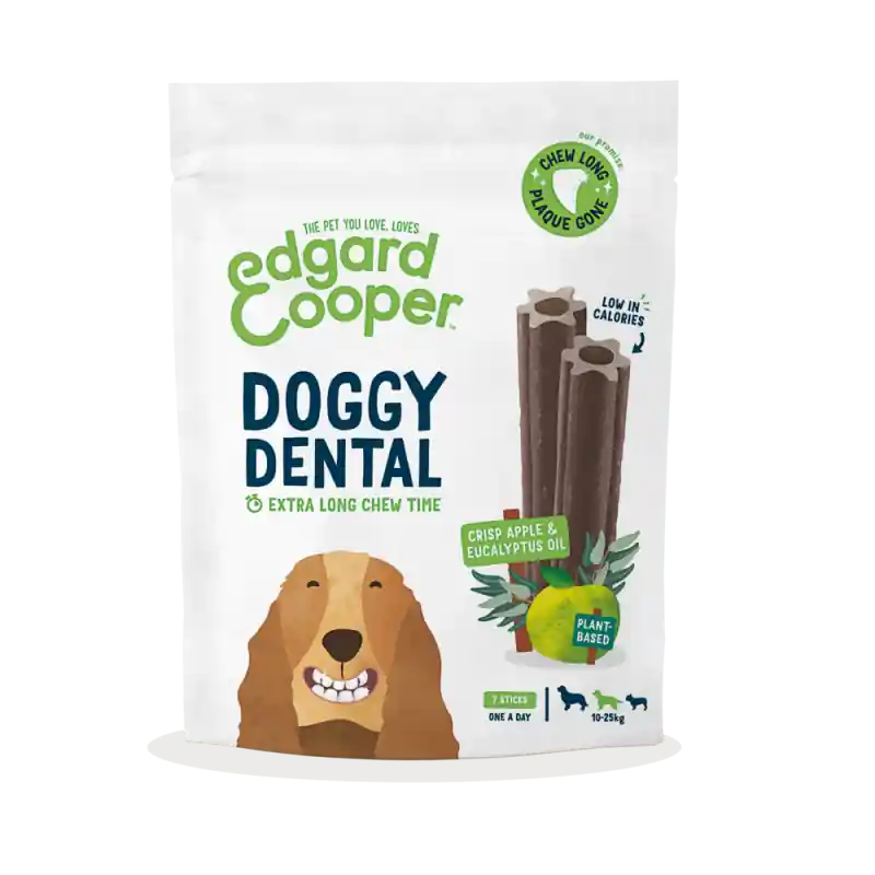 Bestseller Edgard & Cooper Doggy Dental Appel Eucalyptus Medium 7 stuks
