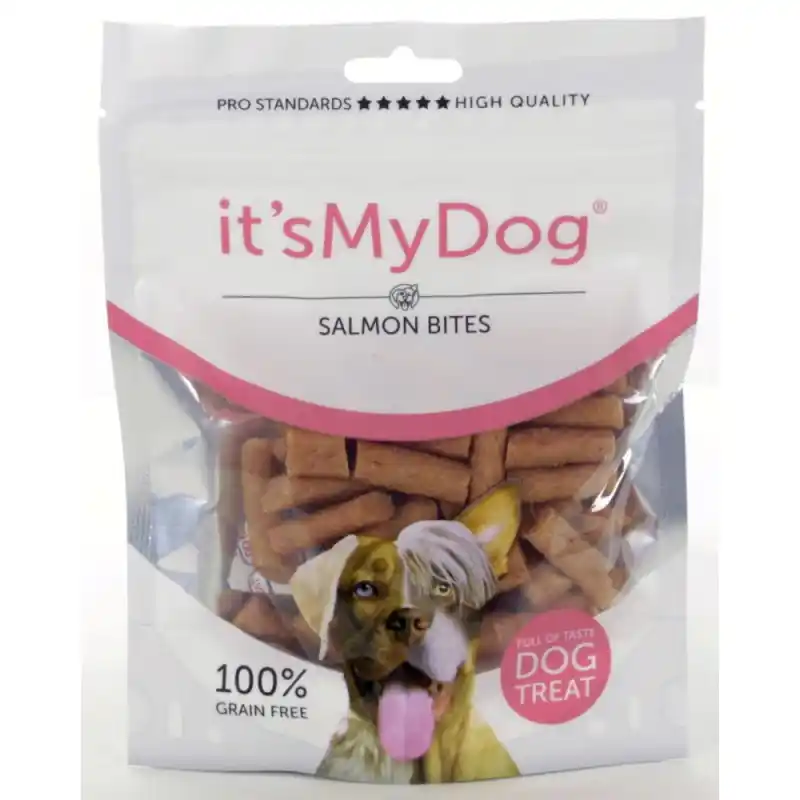 Beste Prijs It‘s My Dog Zalm Bites 85 Gram