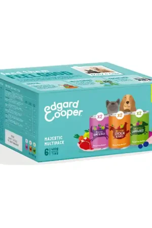 Snelle Levering Edgard & Cooper Hond Multipack 6x400 Gram