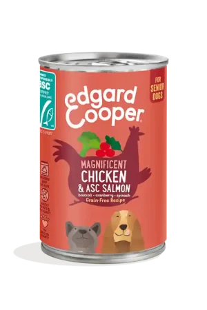 Voordeelprijs Edgard & Cooper Kip & Zalm Senior 400 gram