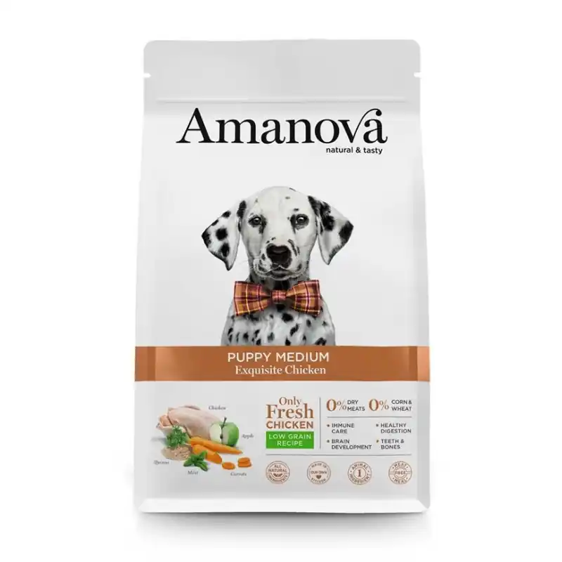 Amanova Puppy Medium Exquisite Chicken 2 kg Direct Verzonden