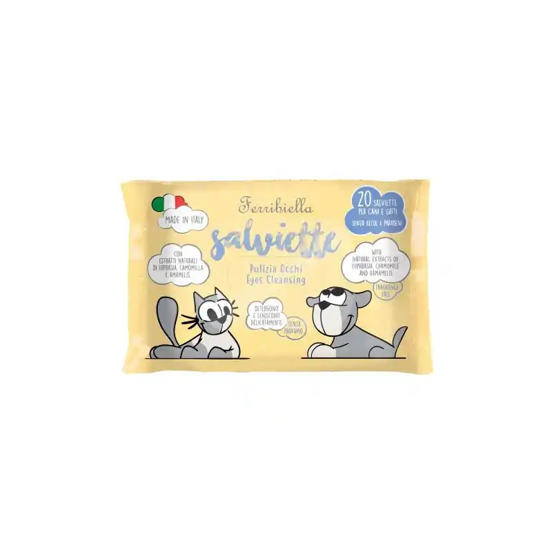Nieuw Ferribiela Wet Wipes Eyes 20 stuks