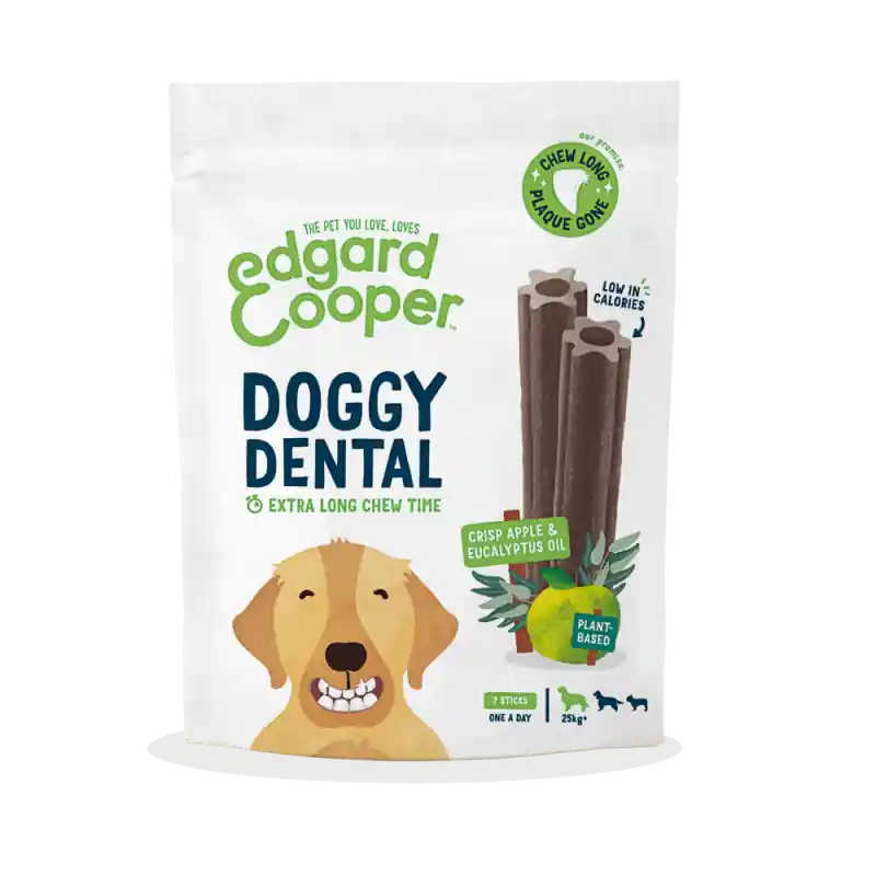 Betrouwbaar Edgard & Cooper Doggy Dental Appel & Eucalyptus Grote Hond 7 stuks