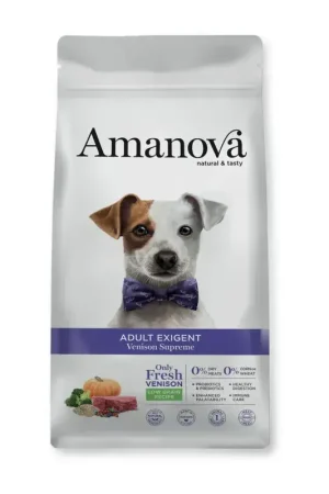 Voordeelprijs Amanova Hondenvoer Volwassen Exigent Venison Supreme 2 kg