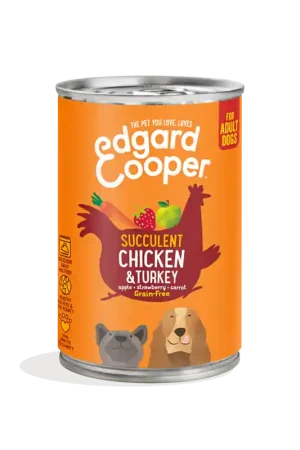 Edgard & Cooper Kip & Kalkoen Adult 400 gram Finale Uitverkoop