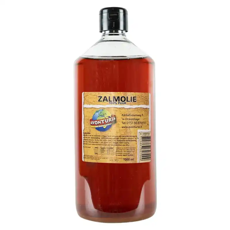 Avonturia Zalmolie 100 % puur 1000 ml Finale Uitverkoop