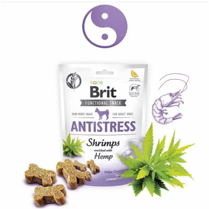 Seizoensaanbieding Brit Functional Snack Antistress Shrimps 150 gram