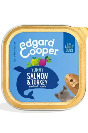 Finale Uitverkoop Edgard & Cooper Zalm & Kalkoen Adult 150 gram