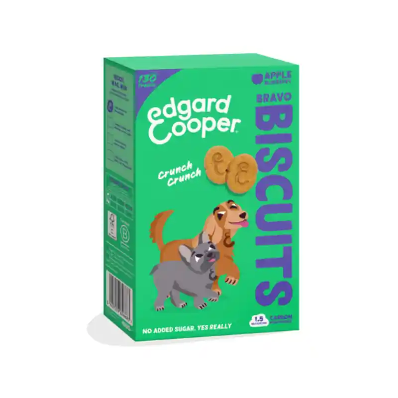 Laatste Versie Edgard en Cooper Bravo Koekjes met Appel en Bosbes 400 gram