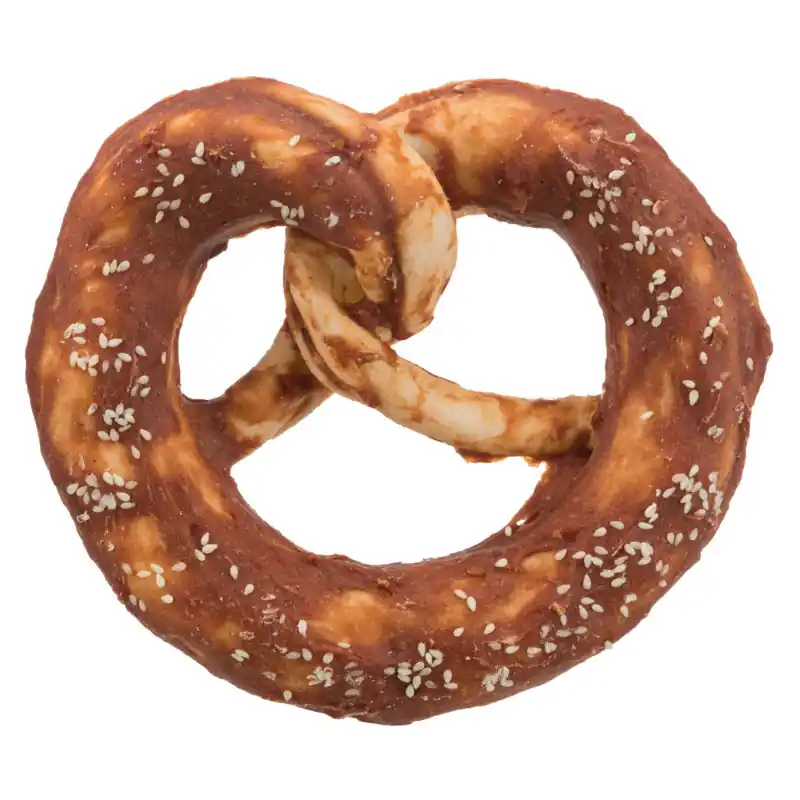 Lage Prijs Trixie Kauwsnack Pretzel met Eendenborst 9 cm
